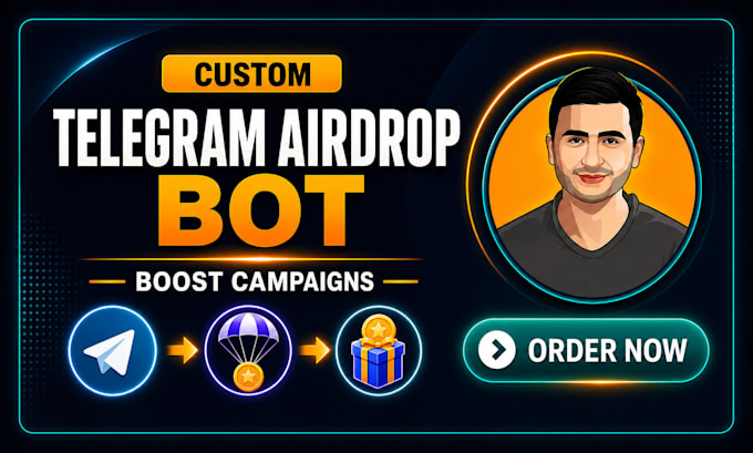 create telegram airdrop bot for you
