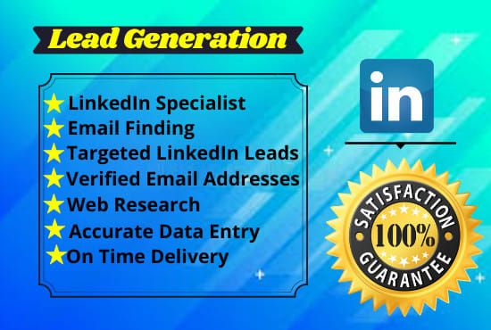 do lead generation and web research