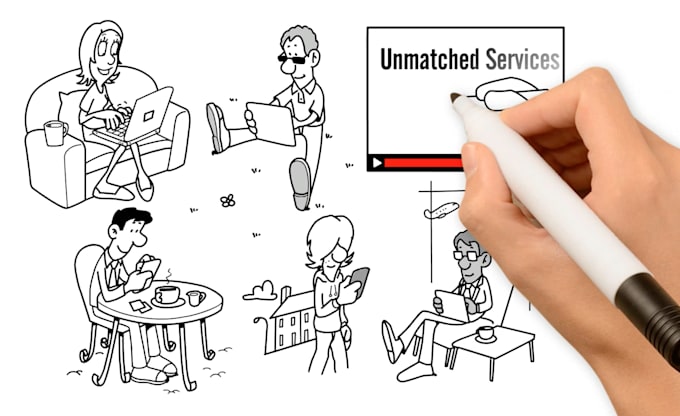create a best whiteboard animations or explainer video