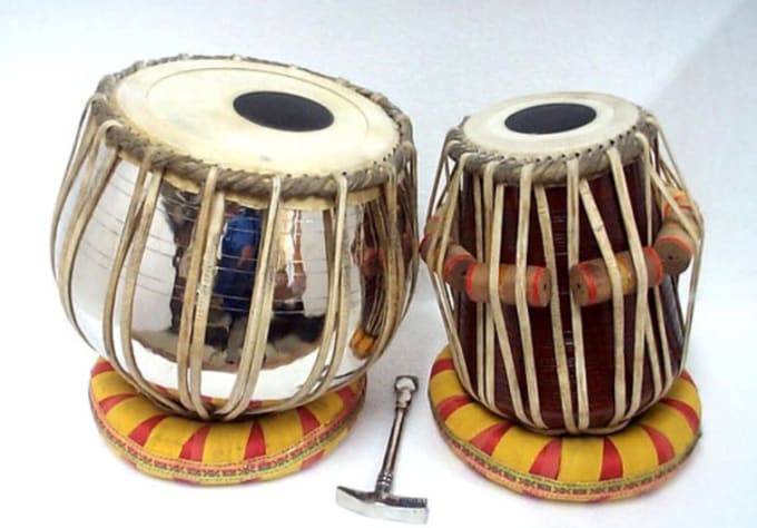 Play desi tabla in video displaying your logo text by Fun4you Fiverr