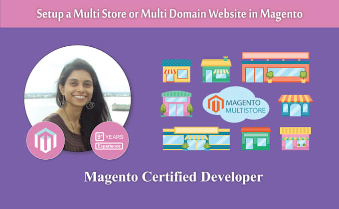 setup a multi store or multi domain website in magento