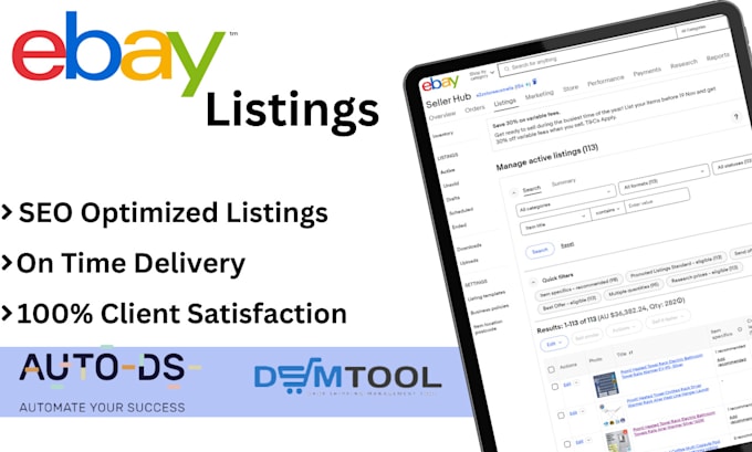 do ebay listing, ebay product listing, ebay lister, ebay SEO