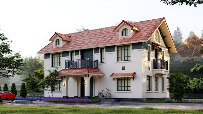 do architectural 2d planning , 3d modeling and rendering