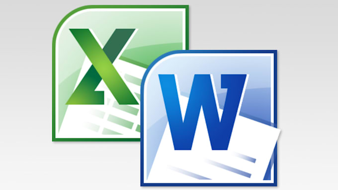 Do Any Type Of Work On Microsoft Word And Excel By Argana10