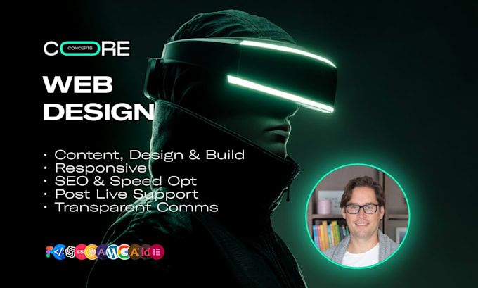 web design and build an ultra modern wordpress website