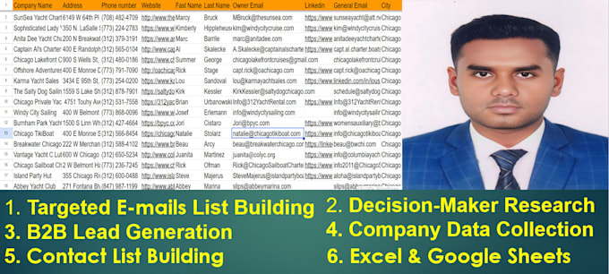 build a targeted b2b lead list with verified business emails