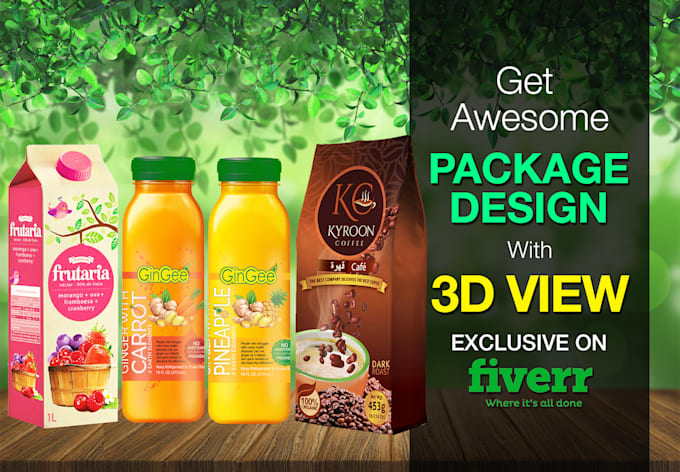 design professional product packaging design for small businesses