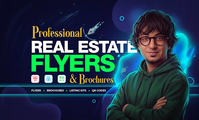 design professional real estate flyers and brochures