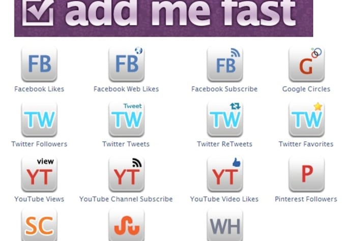 give you 10,000+ POINTS AddMeFast new account or refill your old