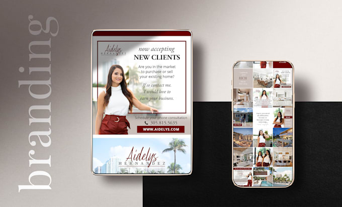 create unique and modern instagram posts and  brand templates in canva