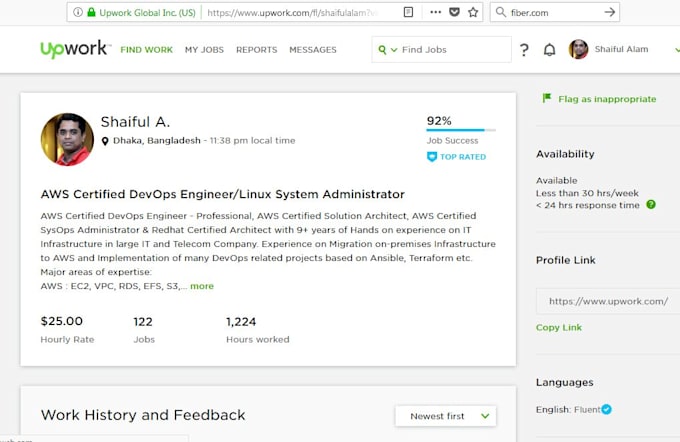 Provide Any Aws Linux And Devops Based Support By Saifcce Fiverr