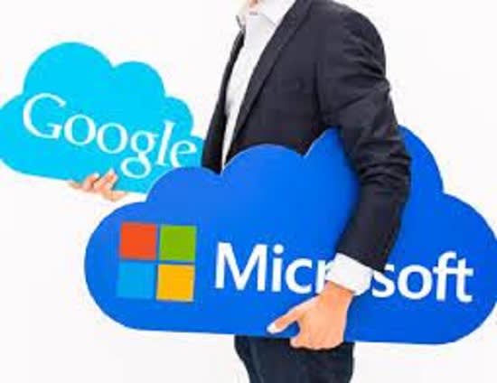 google workspace, ms o365, outlook, AWS , azure