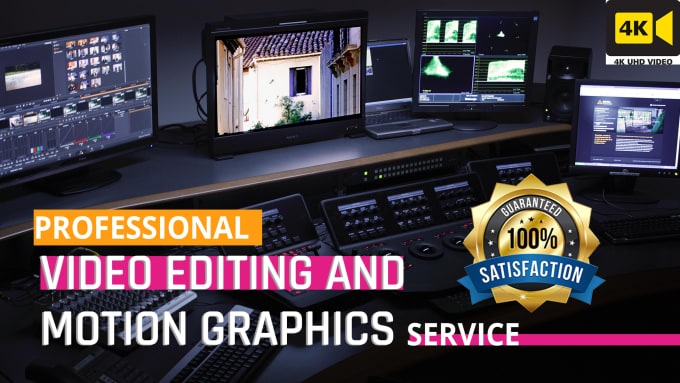 do video editing and motion graphics