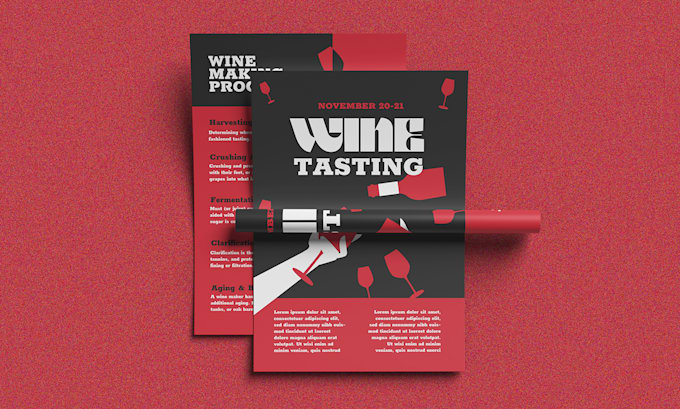 design a clean modern professional flyer
