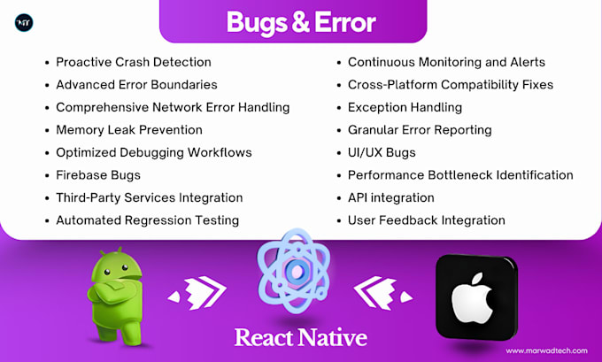 resolve bugs and issues in your react native cli
