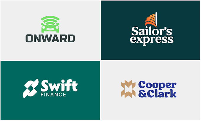 create a professional modern minimalist brand logo design