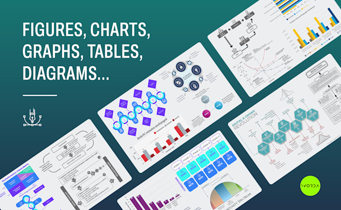 draw charts, diagrams, flow charts, figures, tables