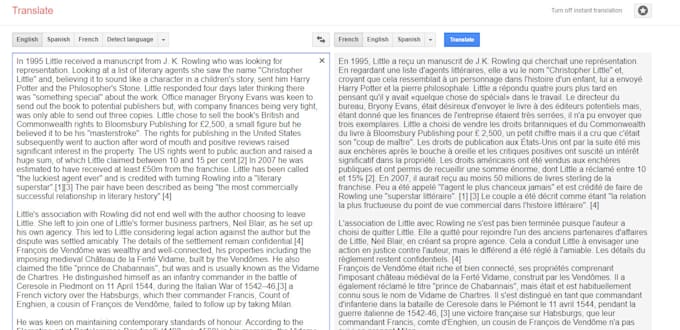 translate for you  books with google translate