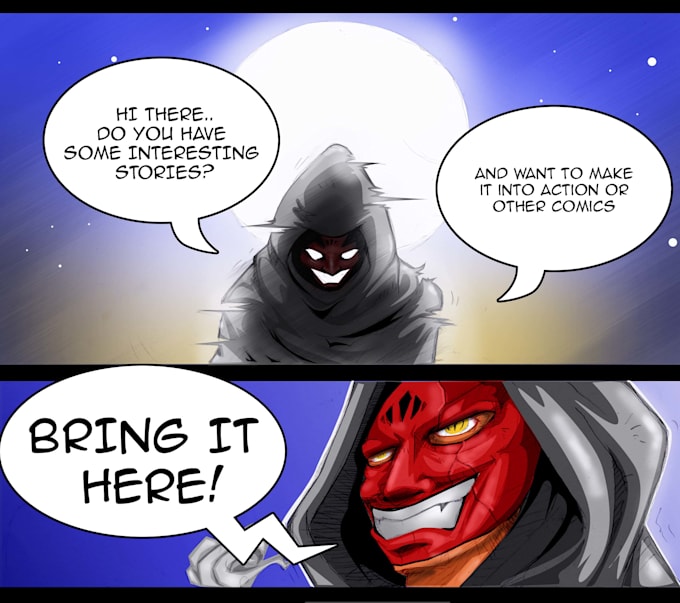 making comic strip for you