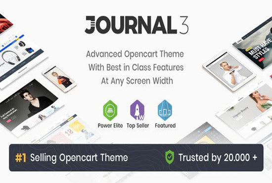 install or customize opencart journal 3 theme