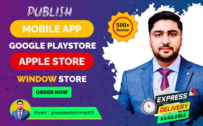 publish android or IOS app on google play or app store