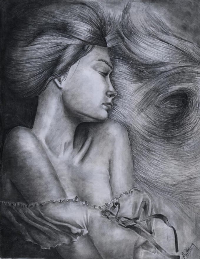Draw Sketch Paintings And Abstract Painting By Anthonysalee566