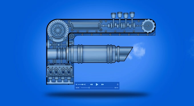 animate your logo in a 2d or 3d scene
