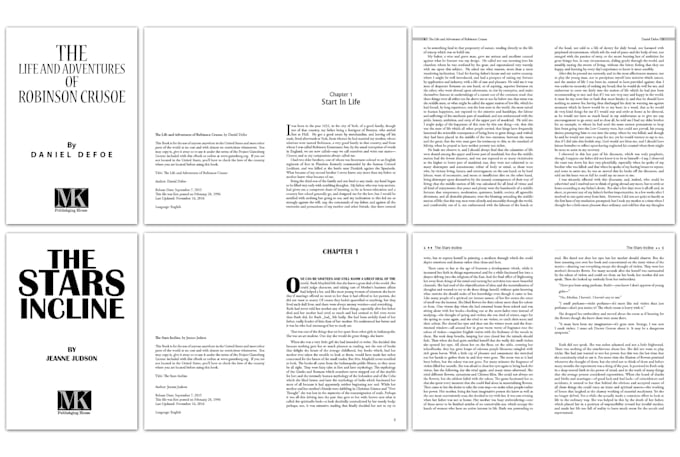 properly format your book for self publishing platforms