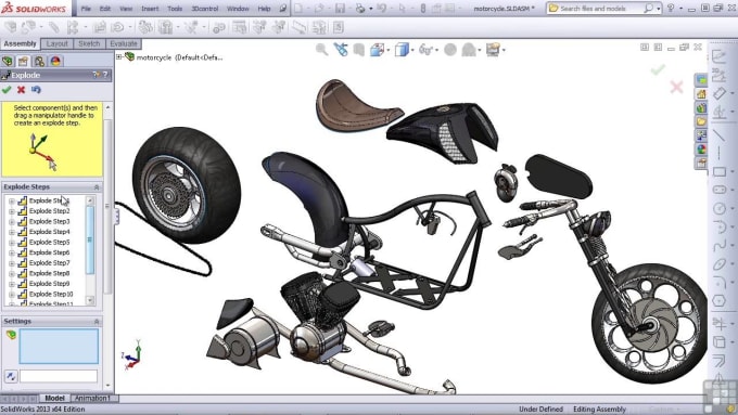 Made mechanical parts on solid works and other software by Nomanasif123 |  Fiverr