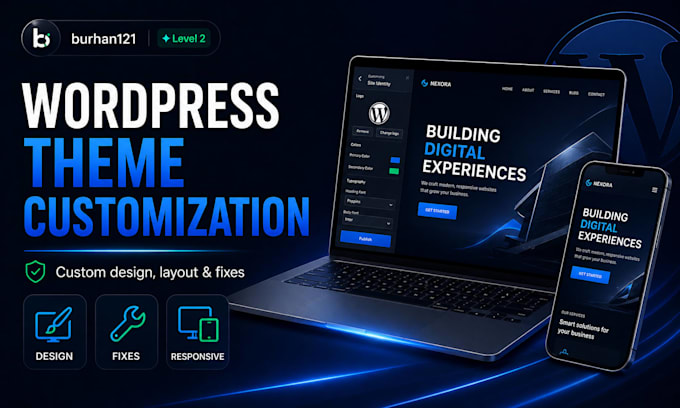 do wordpress customization or wordpress theme customization