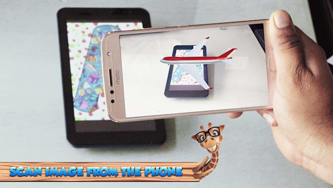 do ar game app in unity vuforia, arcore, arkit for android IOS