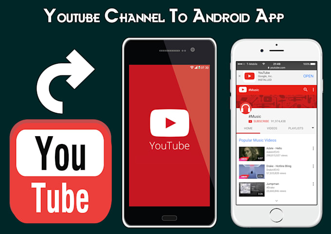 Professionally make an android app for your youtube ...