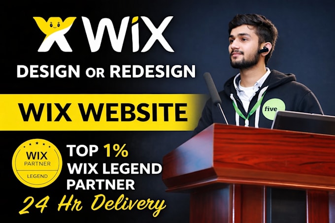 design wix ecommerce website or redesign wix website design