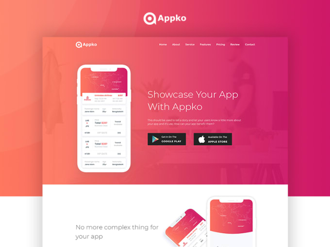 Create A Professional Landing Page And One Page Ui Design By Easinarafat4362 Fiverr