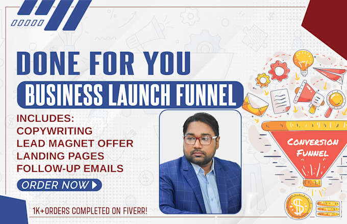 create a custom business launch sales funnel