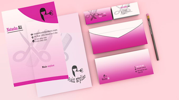design quality custom brand stationary set