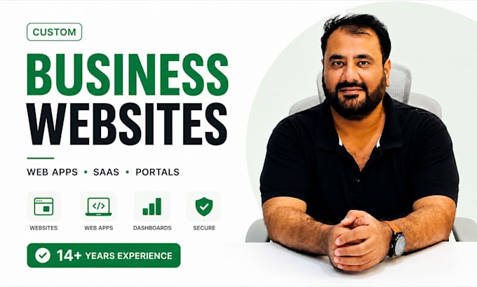 build a complete custom website or business web application