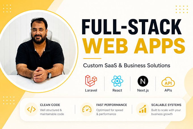 develop scalable saas applications and admin dashboards