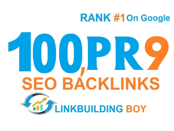 I will do high pr SEO backlinks for rank 1 on google