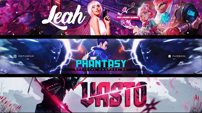 design professional esports youtube banner