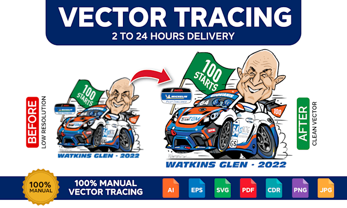 vector trace logo and convert ai generated images to vector