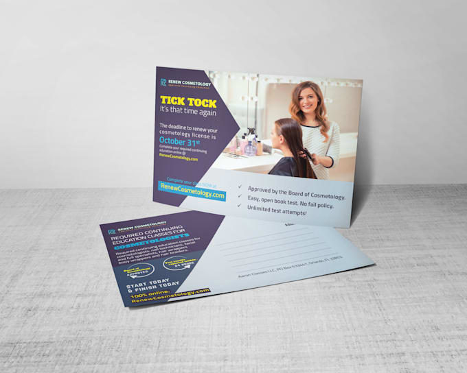 do professional postcard design