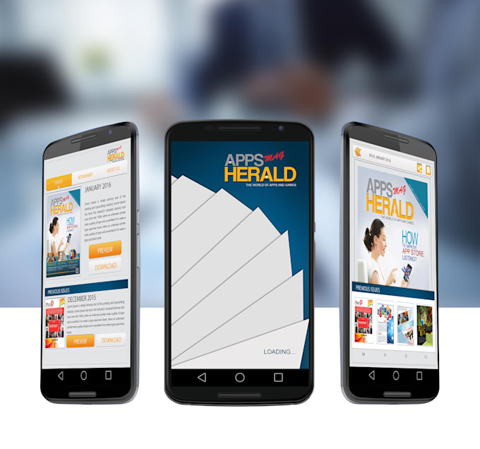 design mobile app UI for android,ios platform