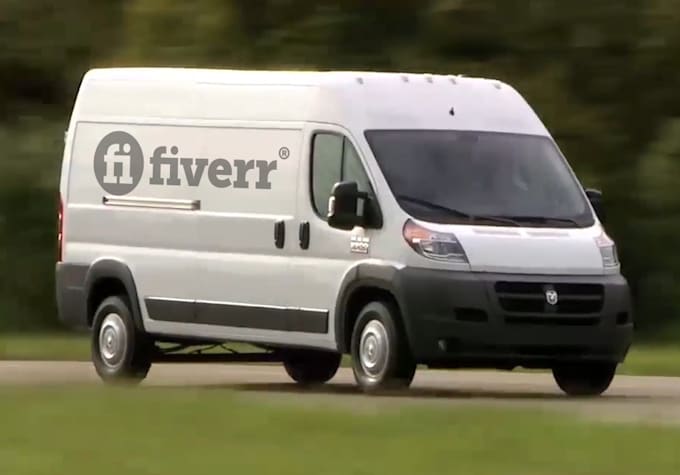 make the van video for your logo