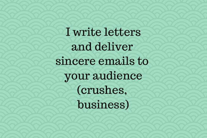 write your audience a targeted email