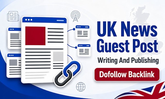 write and publish UK news blog guest post with SEO backlink services