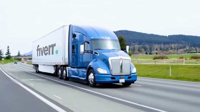 make this truck trailer video for your logo