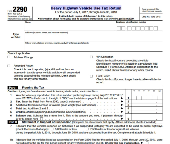 File Your Form 2290 Electronically By Jhodgson Fiverr