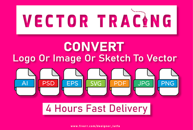 Vector tracing, vectorize logo, anything convert to vector by Designer ...