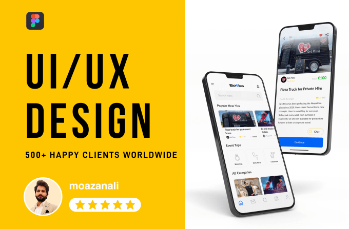 I will design amazing ui ux for mobile and web app user interface
